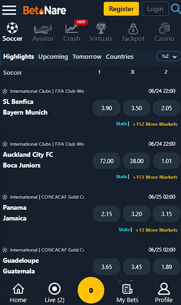 BetNare Sport Betting