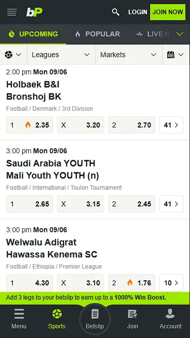 BetPawa Betting
