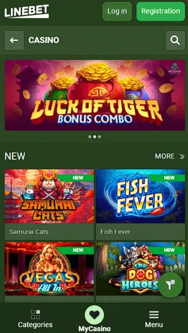Linebet App Casino