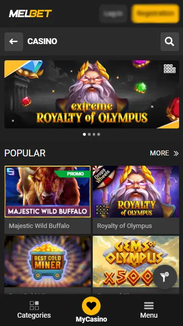 Melbet Mobile Casino