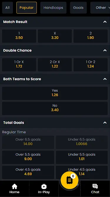 Playabet Sports Markets