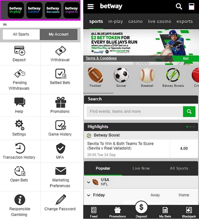 Betway app
