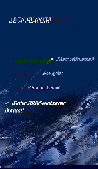 Bet at home start page