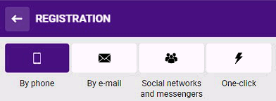 Helabet registration in the app