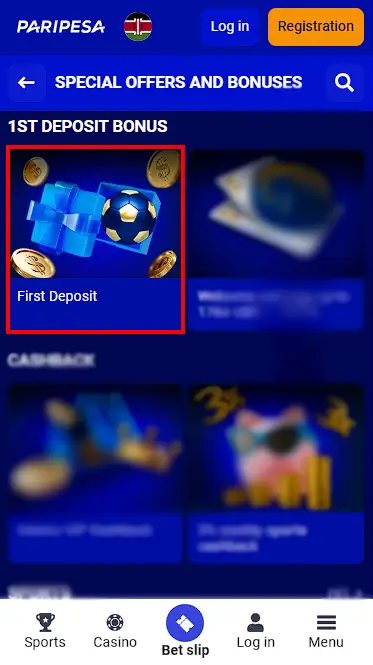 Paripesa Welcome Bonus