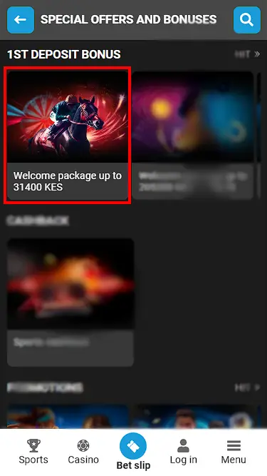 megapari welcome bonus