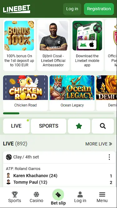 linebet main page