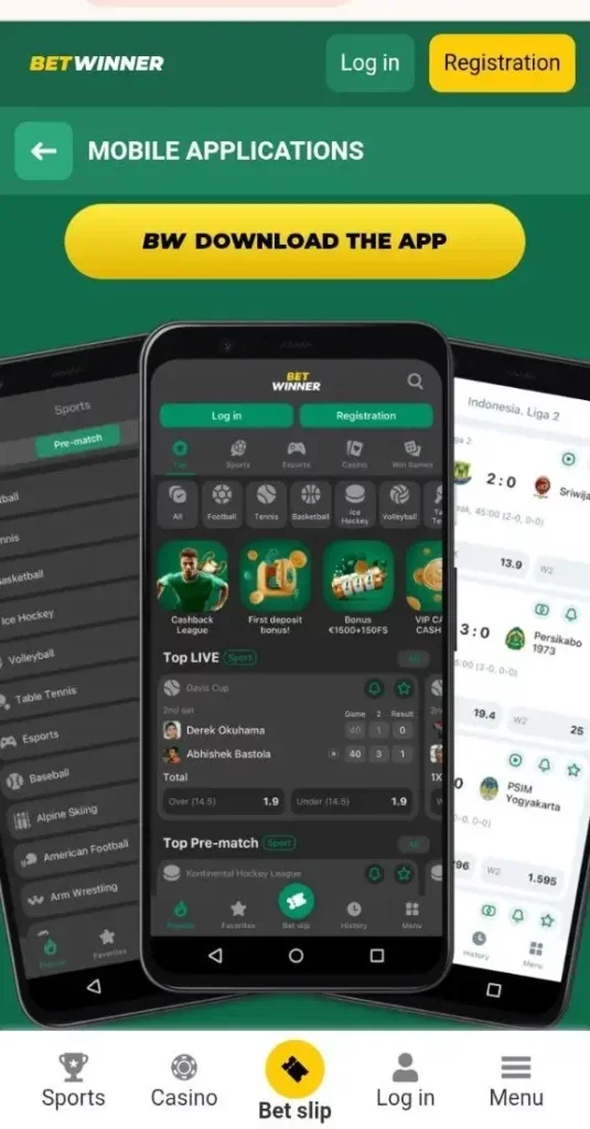 Betwinner app