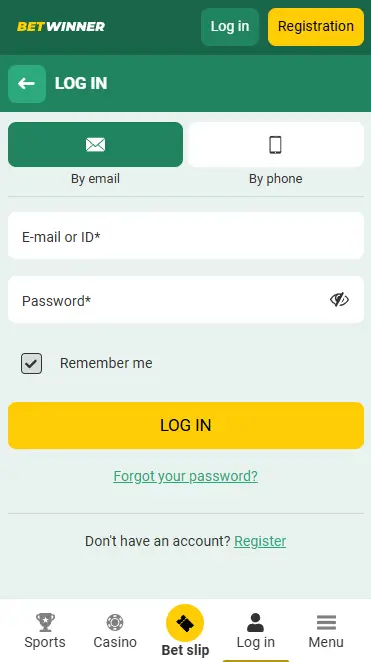 betwinner login Kenya 2025