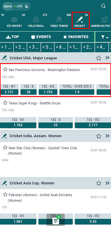 22Bet app