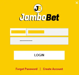 JamboBet how to login