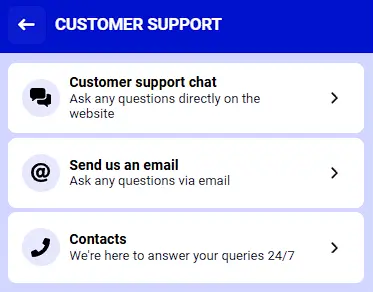 Paripesa Customer Service