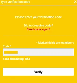 how to verify phone number at JamboBet 