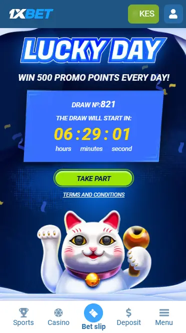 1xBet - Lucky Friday Bonus 1xBet In Kenya
