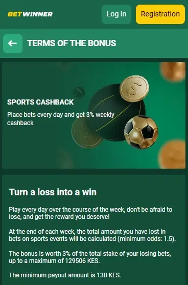 Cashback Bonus For Sports Bettors