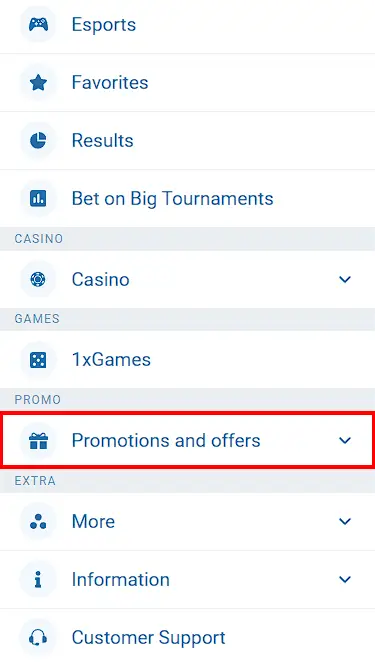 1xbet bonuses