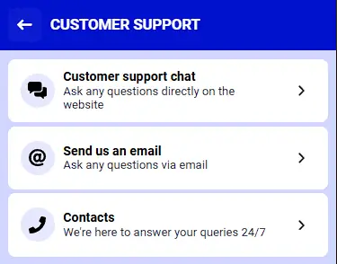 Paripesa Customer Support