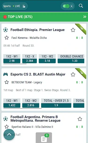 How to use free bet on 22bet Kenya?