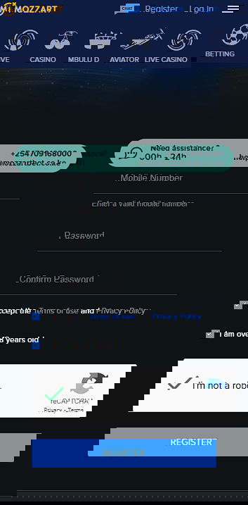 MozzartBet registration