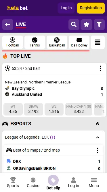 Helabet Live Betting