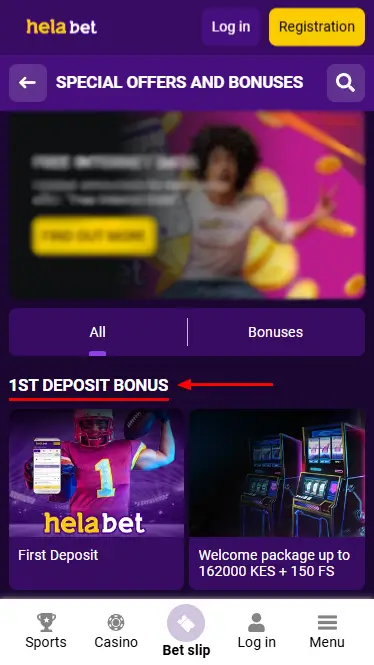 Helabet Welcome Bonuses