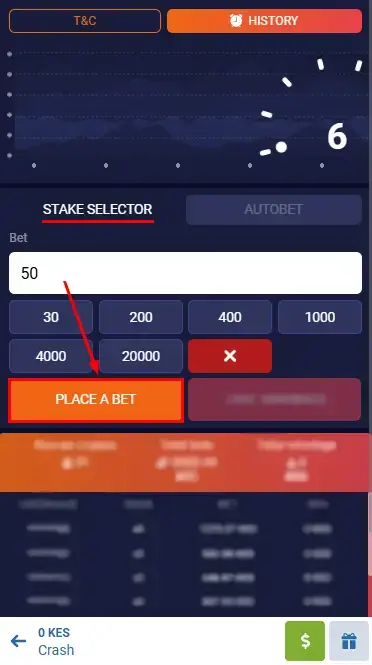 1xbet Aviator Kenya Place Bet
