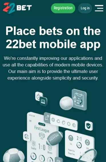 Does 22bet have an app?