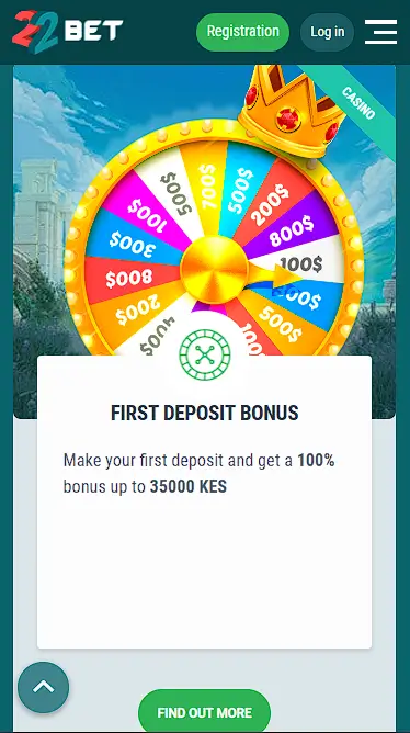 22bet welcome bonus