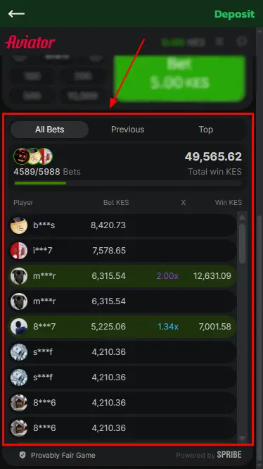 Betfalme Aviator Statistics