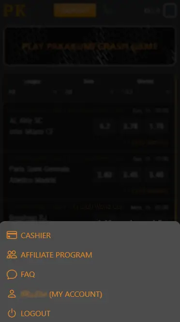 Pakakumi Menu