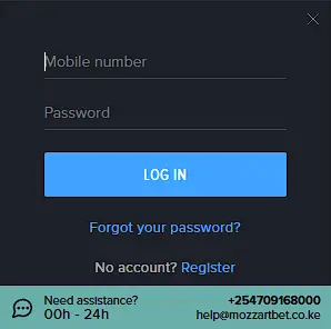 MozzartBet login