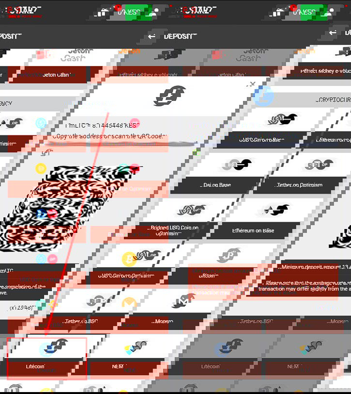 how to deposit via crypto