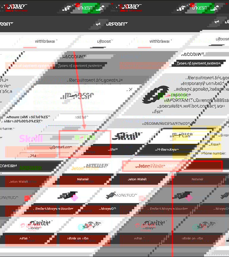 betting sites in Kenya that accept mpesa