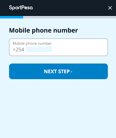 SportPesa in app Registration How to Register in the SportPesa Mobile App