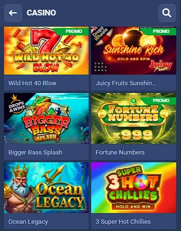 What slots 1xBet casino Kenya offers?