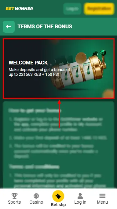 Betwinner Casino Betting Welcome Bonus