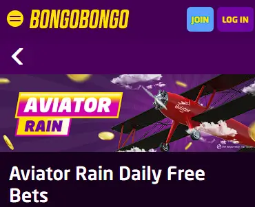 BongoBongo Aviator Bonus