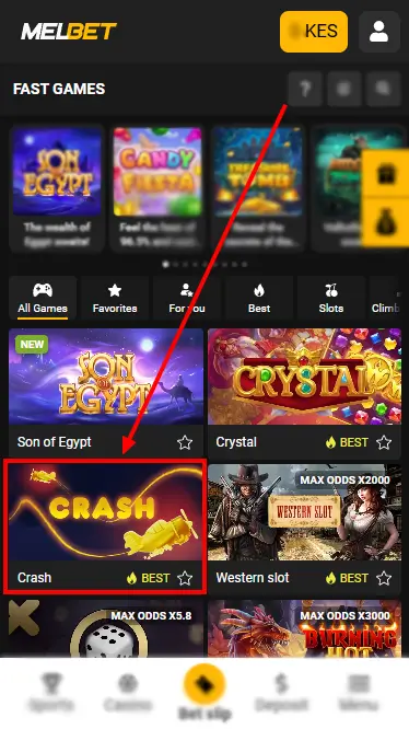 Melbet Aviator On Casino Fast Game Page