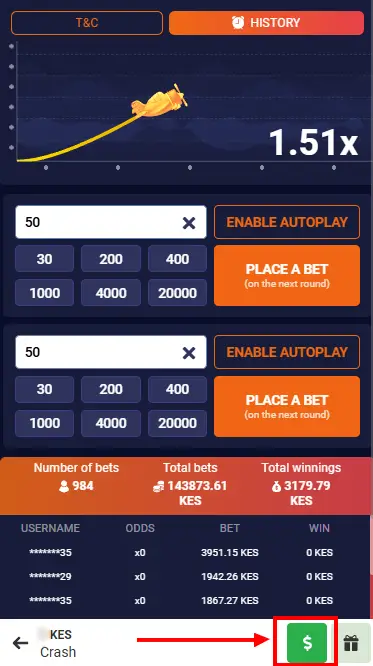 Linebet Aviator Kenya - Crash Game Interface