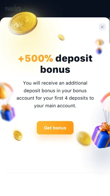 1win Promo Code - Welcome Bonus +500% Page