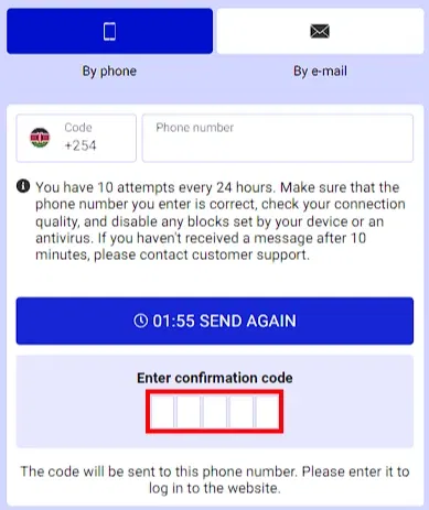Paripesa kenya registration form