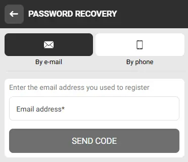 Password Recovery Using Email