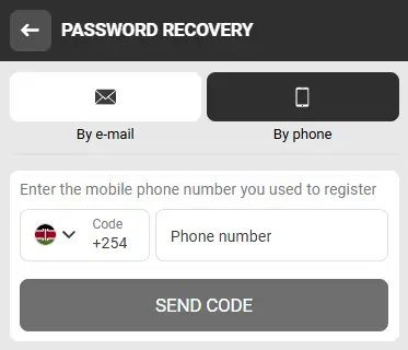 Password Recovery Using Phone Number