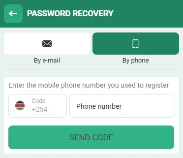 Password Recovery via Phone