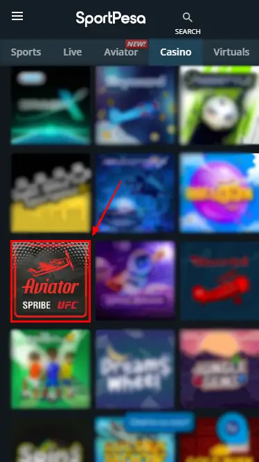 Sportpesa Aviator Game