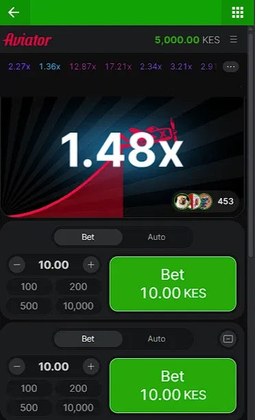 Can I play Aviator on Odibets Kenya?