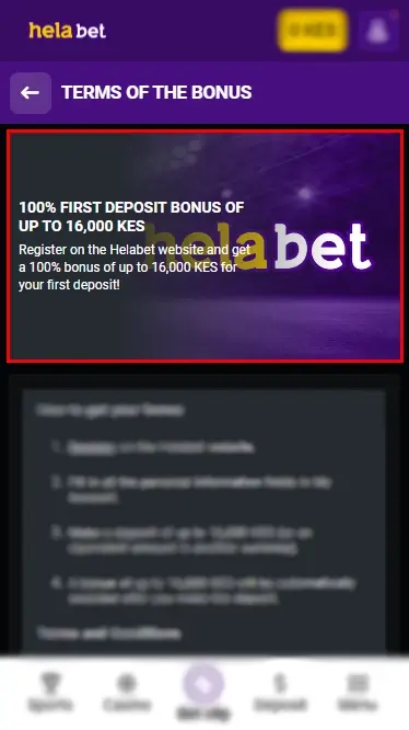 Helabet 100% Deposit Bonus