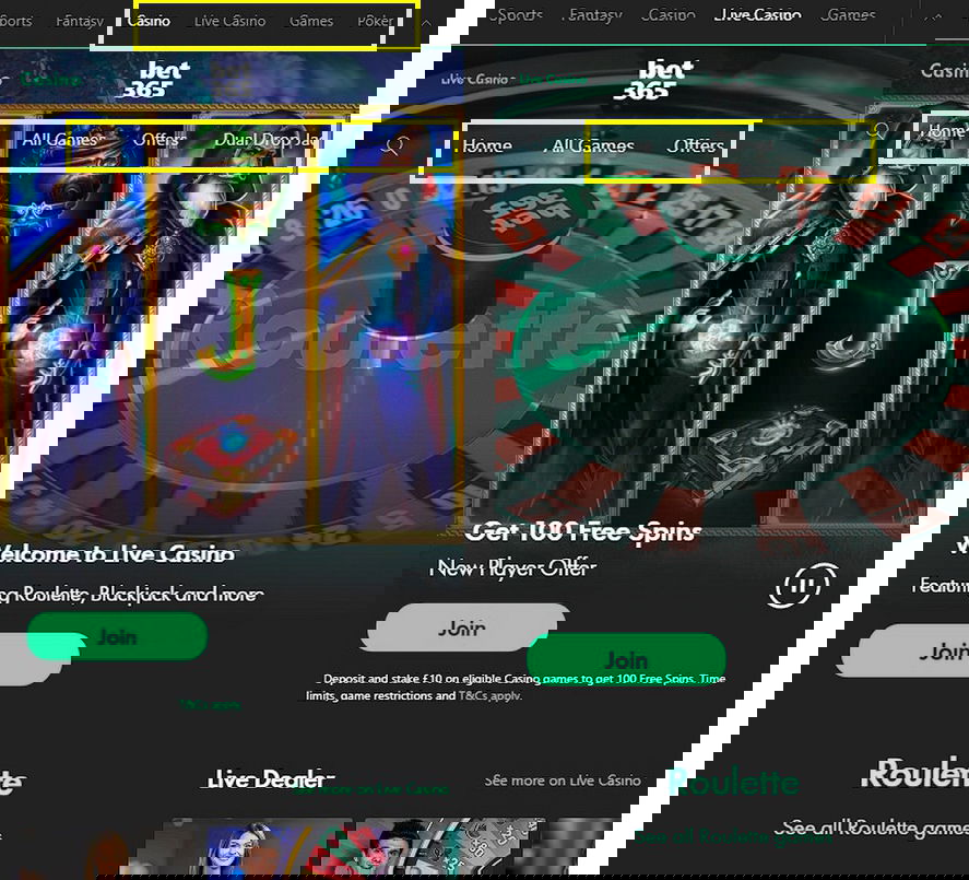 bet365 casino games