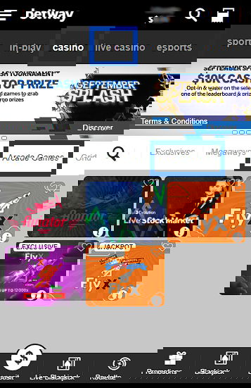 Betway crash games