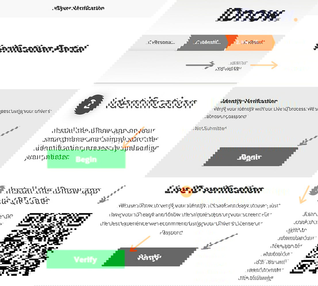 Betway verification pages